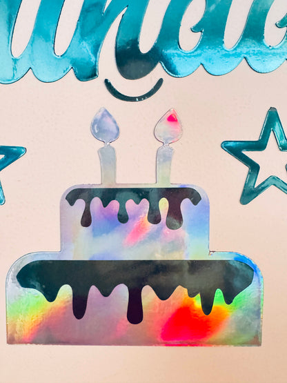 Happy Birthday Cruise Door Magnets | Balloons, Stars, Cake Decor