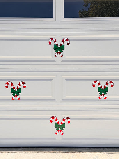 Candy Cane Christmas Magnets: Holiday Home Decor