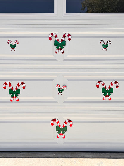 Candy Cane Christmas Magnets: Holiday Home Decor
