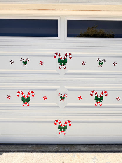 Candy Cane Christmas Magnets: Holiday Home Decor