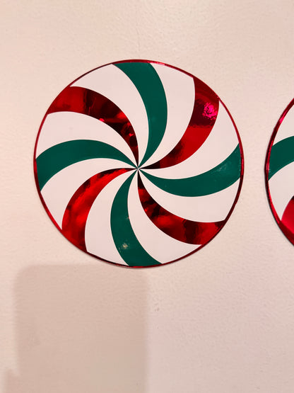 Candy Cane Christmas Magnets: Holiday Home Decor