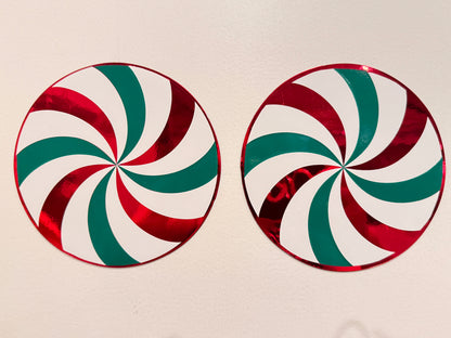 Candy Cane Christmas Magnets: Holiday Home Decor