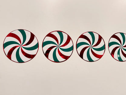 Candy Cane Christmas Magnets: Holiday Home Decor