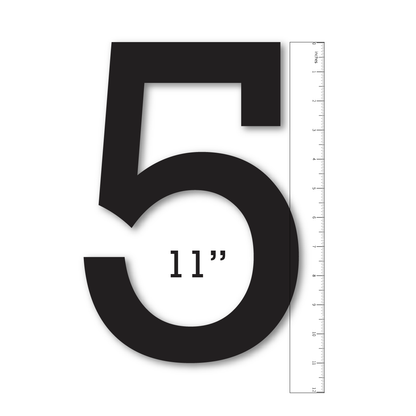 Heavy Duty Magnetic House Numbers – 11 Inch Custom Address Number Set for Garage Doors, Mailboxes & More