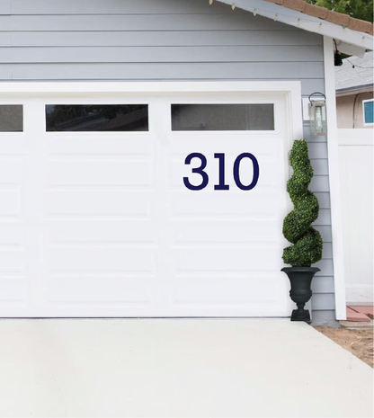 Heavy Duty Magnetic House Numbers – 11 Inch Custom Address Number Set for Garage Doors, Mailboxes & More