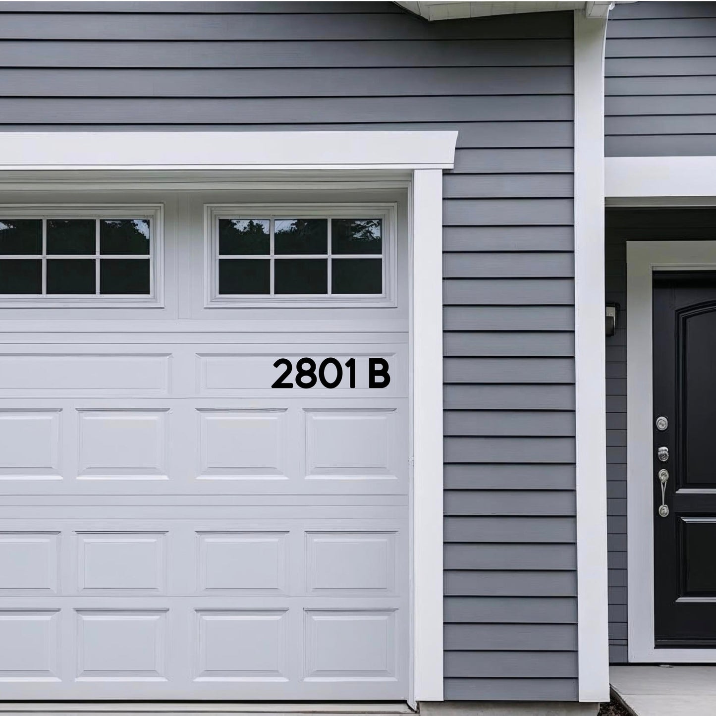 Magnetic (flexible) Numbers - 6 inch tall, for garage, house, office, apartment, hotel, restaurant, bar, cafe, kitchen, Weather Resistant UV Vinyl, Black or White.