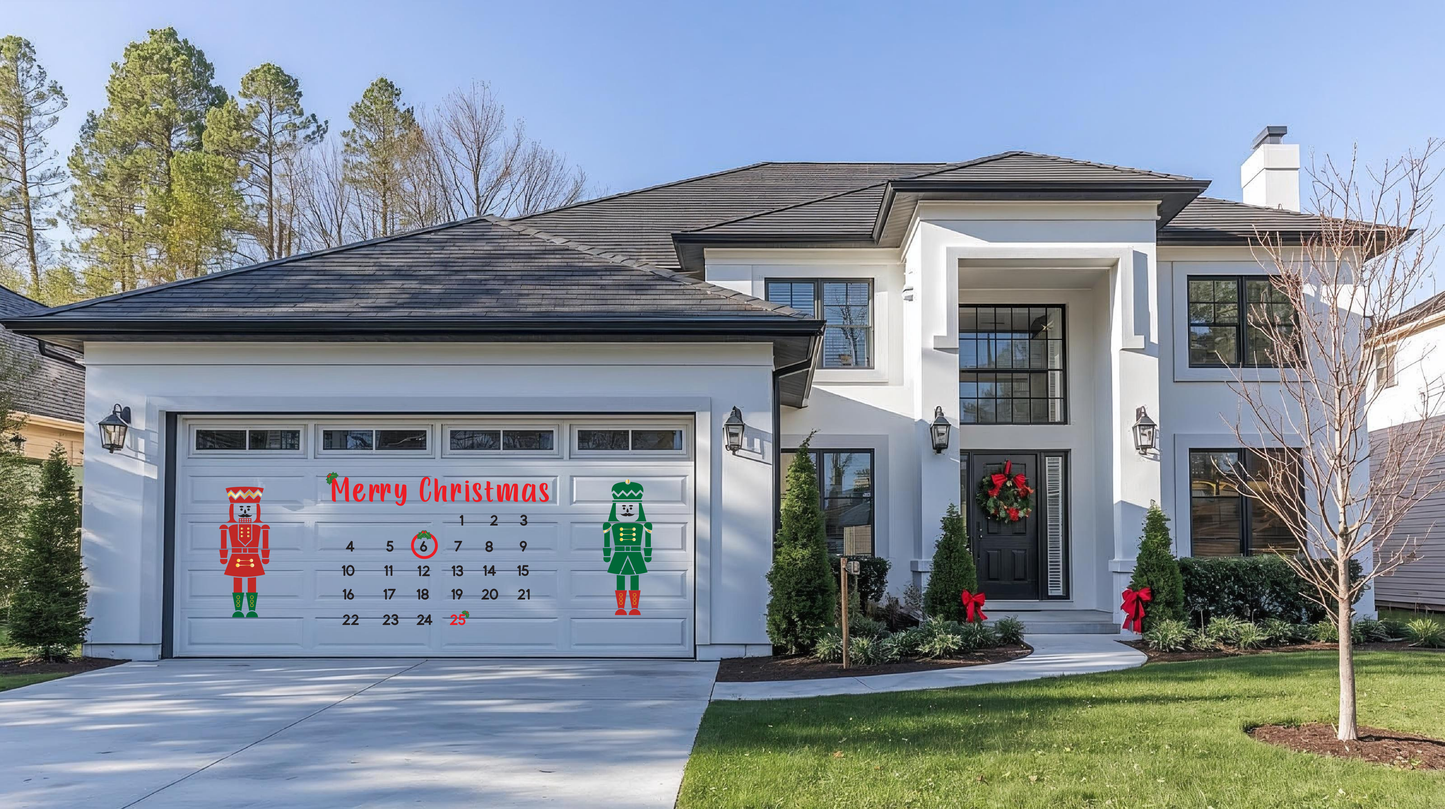 Christmas Countdown Magnetic Numbers | Reusable | Merry Christmas sign