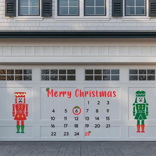 Christmas Countdown Magnetic Numbers | Reusable | Merry Christmas sign
