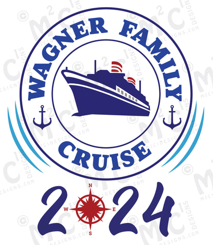 Personalized Cruise Magnet Set: Family, Friends, Anniversary, Birthday