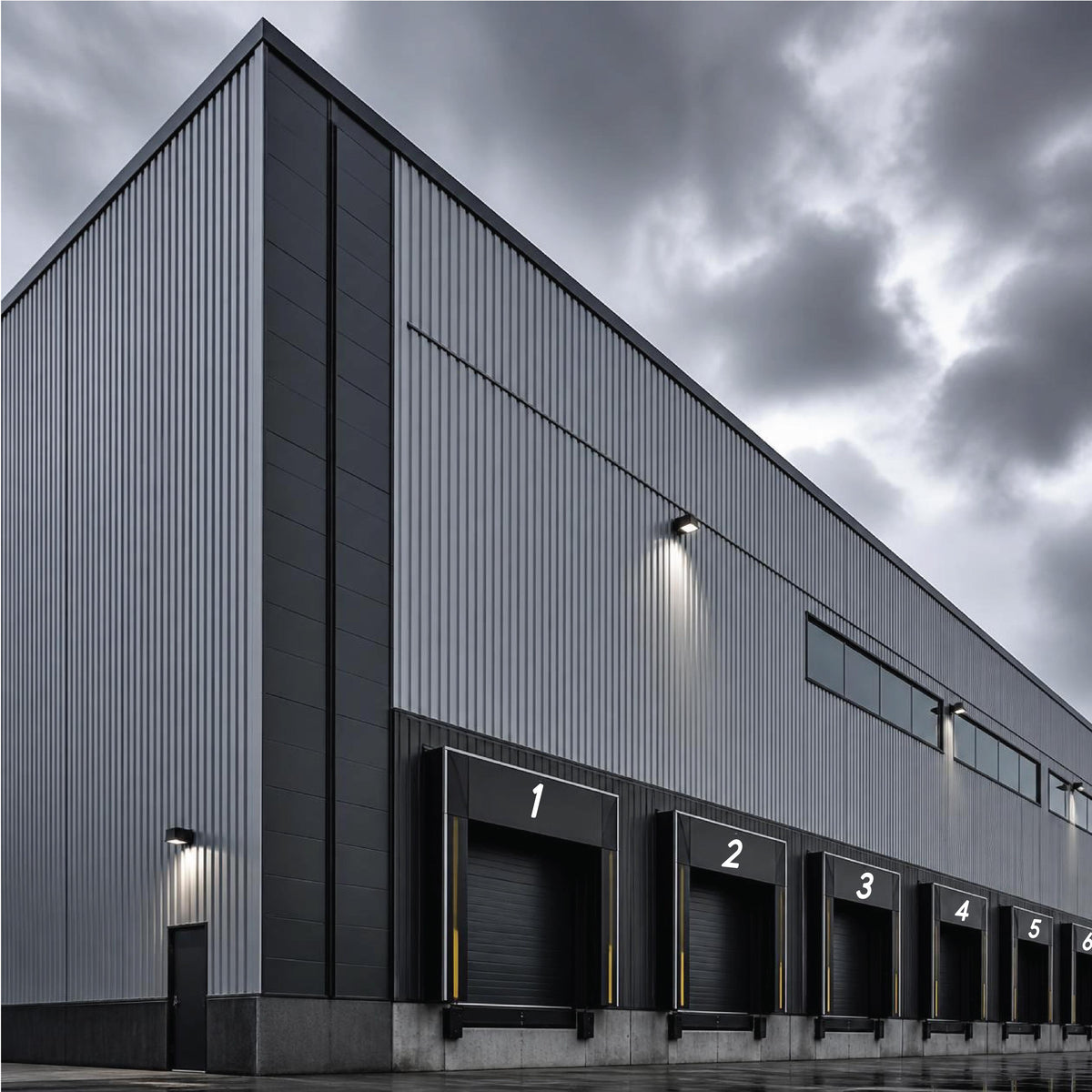 Heavy Duty 11" Magnetic Warehouse & Facility Numbers, Dock Door and Building Numbers, Reflective Available