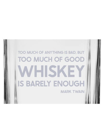 Personalized Etched Glass Whiskey Decanter/ Groomsmen Gift image 8