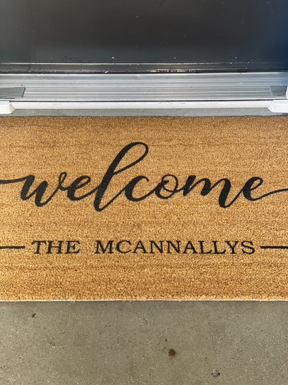 PERSONALIZED Large Family Door mat | Outdoor Home Decor | Family Door mat image 9