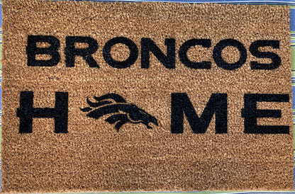 Denver Broncos Door Mat | Welcome Mat | Colorado Door Mat image 2