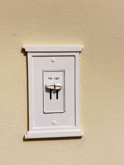 Handcrafted Craftsman Style Wood Cover Plate for Light Switches, Outlet Covers image 10