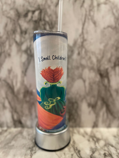 Hocus Pocus 20 oz tumbler | I smell children Tumbler image 5