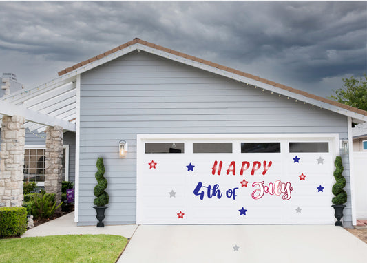 Fourth of July Sign | Reusable Independence Day Sign | Red White and Blue sign image 0