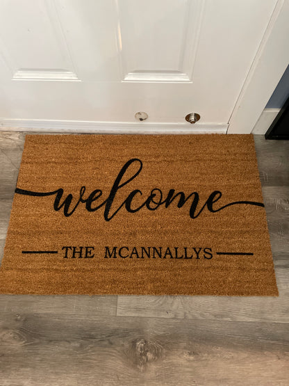 PERSONALIZED Large Family Door mat | Outdoor Home Decor | Family Door mat image 8