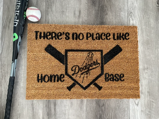 Los Angeles Dodgers Door Mat | Dodgers Welcome Mat image 0