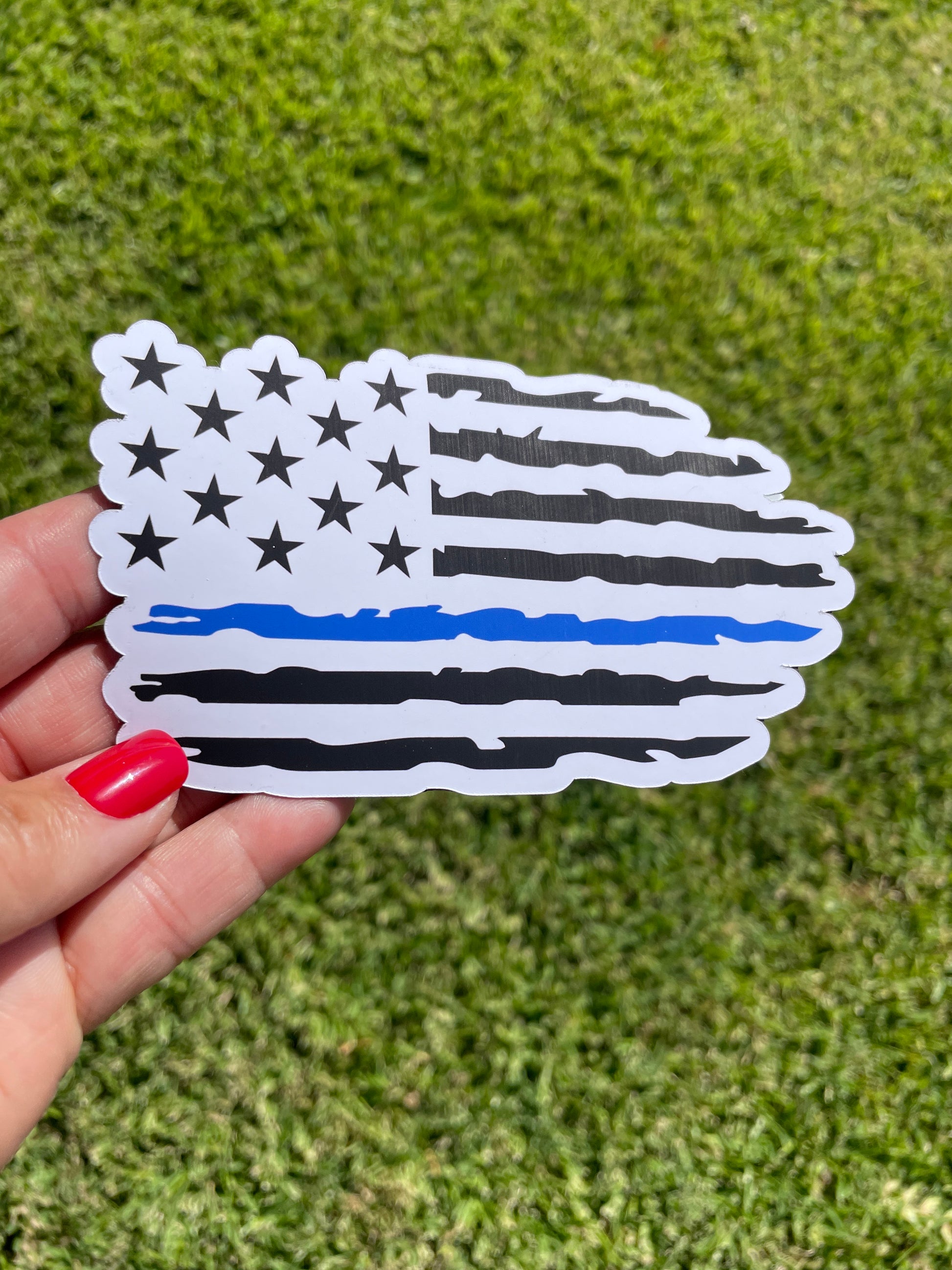 Blue Lives Matter magnets and decals, Back the blue, Peacemakers Magnets image 13