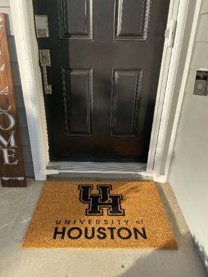 Custom University of Houston Door Mat | Welcome Mat image 0