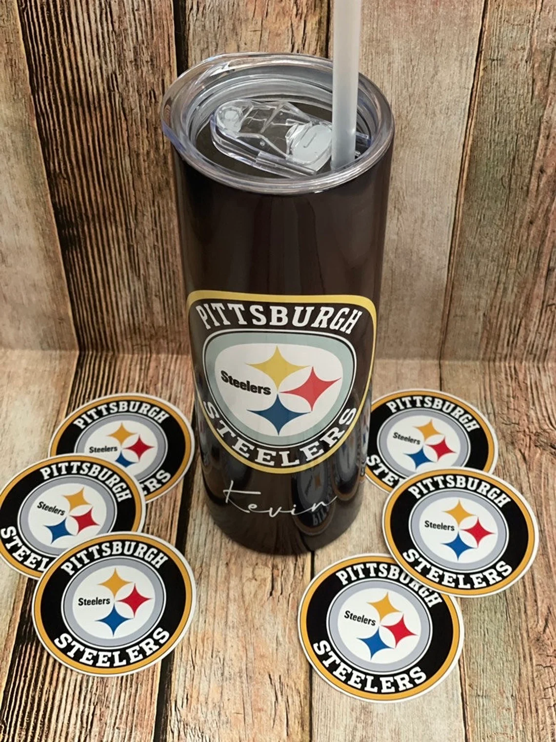 Pittsburgh Steelers Tumbler | National Football League | Personalized Tumbler image 2