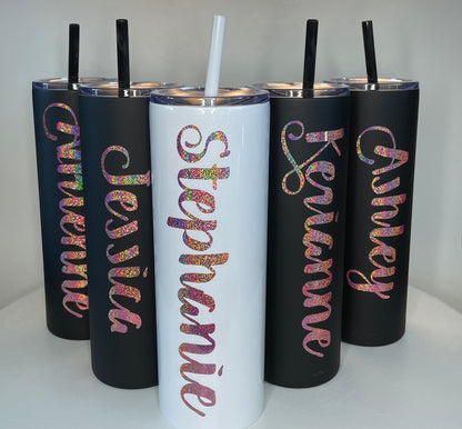 Personalized Bridal Party 20 oz Tumbler | Bachelorette Tumblers image 0