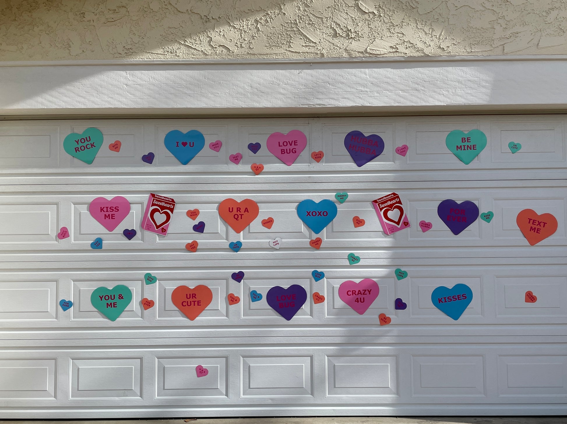 Large Conversation Candy Heart Magnets | SweetHeart Magnets | Valentines Magnets image 1