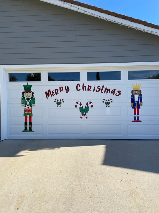 Merry Christmas Reusable Letters for the Garage door image 0