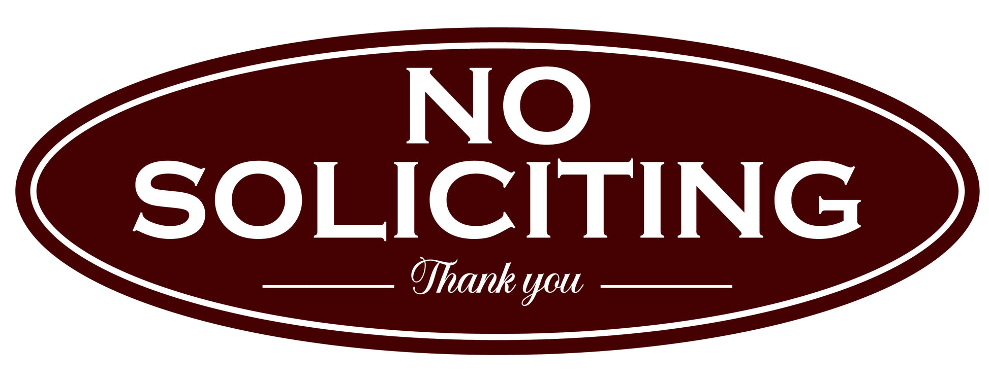 No Soliciting (Magnet or Decal) No Soliciting Decal, Waterproof Outdoor image 9