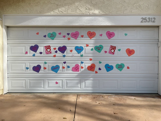 Jumbo Personalized Conversation Candy Heart Magnets image 0