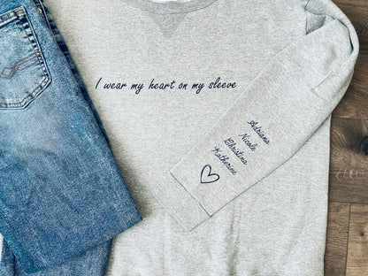 I wear my heart on my sleeve sweatshirt image 7