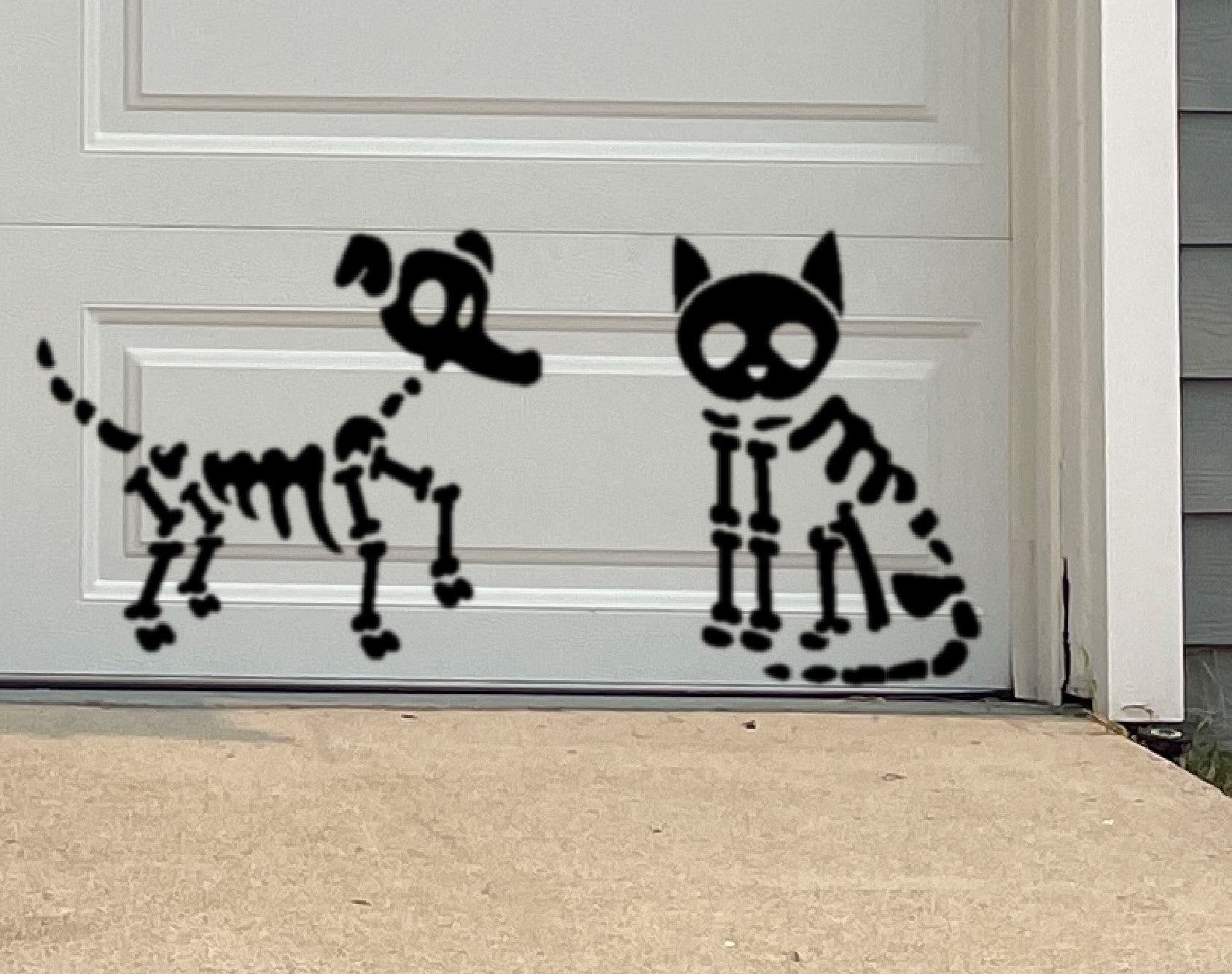 Life Sized Skeleton Family Magnet Decorations for Halloween | Large Skeleton Mag image 11