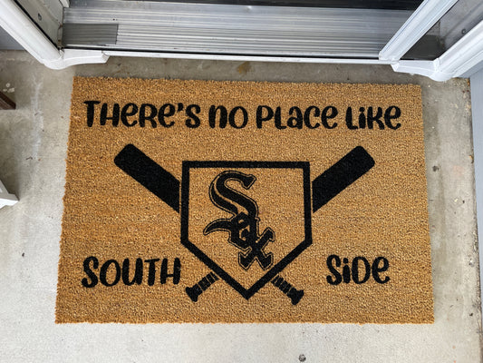 White Sox Door Mat | Chicago White Sox Welcome Mat | No place like South Side image 0