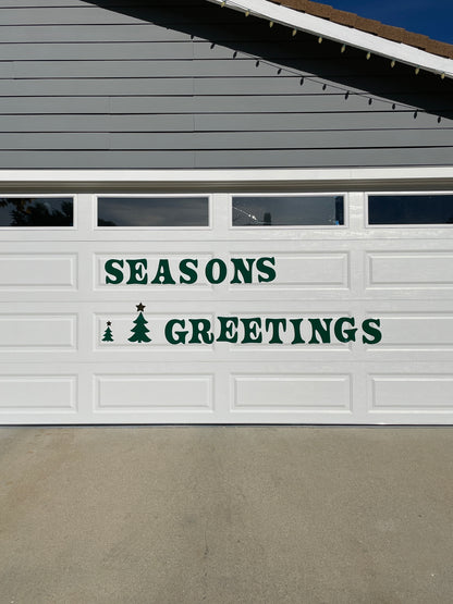 Seasons Greetings Garage Magnets, Fir Trees, Christmas trees image 9