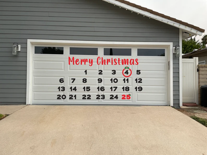 Christmas Countdown Magnetic Numbers | Reusable | Merry Christmas sign image 4