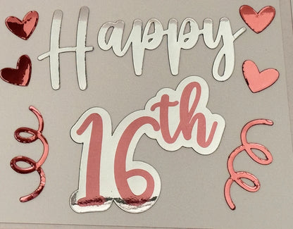 Happy Birthday Cruise Ship Cabin door decorations Magnet Set: Script Name, Balloons