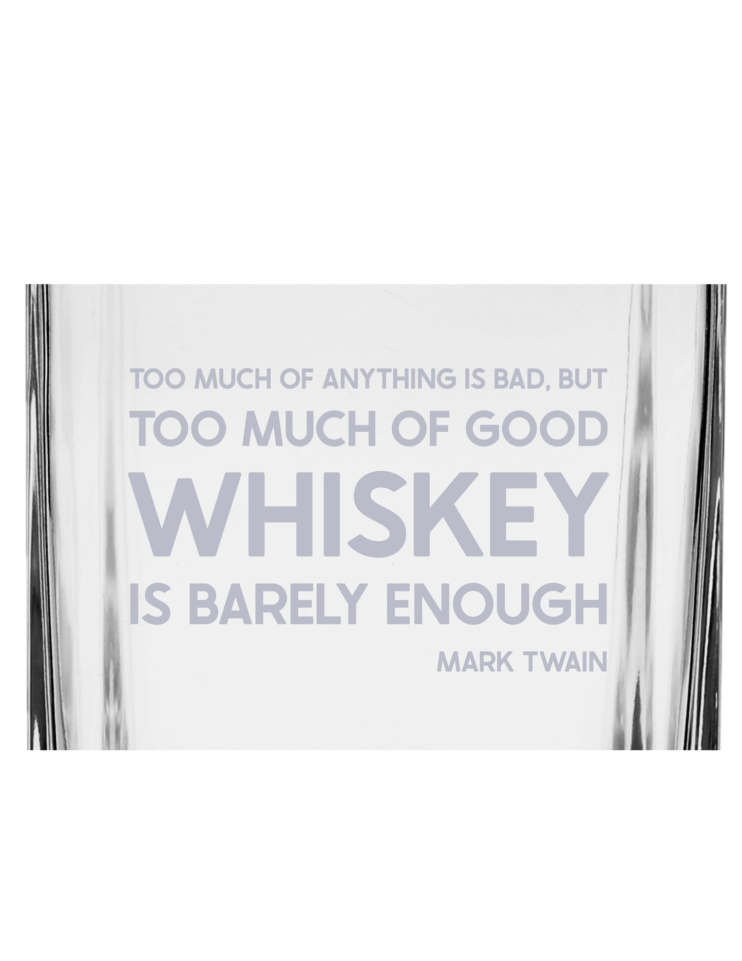 Laser Engraved Whiskey Decanter: Personalized Barware Gift