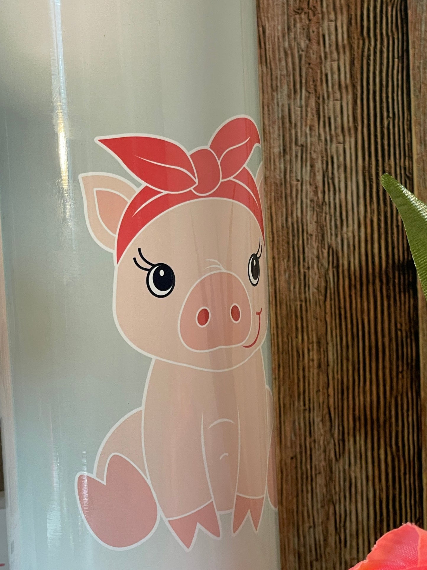 Pig Bandana Tumbler: Insulated Stainless Steel Drinkware