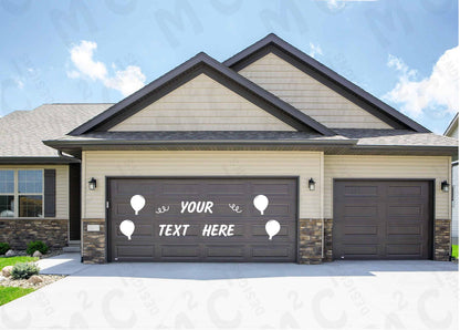 Personalized Magnetic Garage Door Letters: Weatherproof UV Vinyl