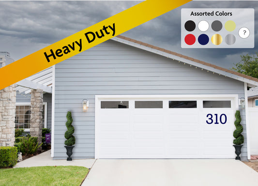 Large Heavy Duty Magnetic Numbers: Garage, Home Address, Storefront