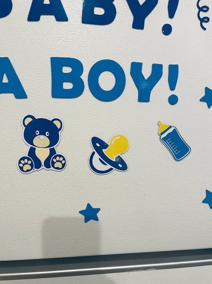 Baby Shower Cruise Magnets – Nautical Boy/Girl Celebration Set