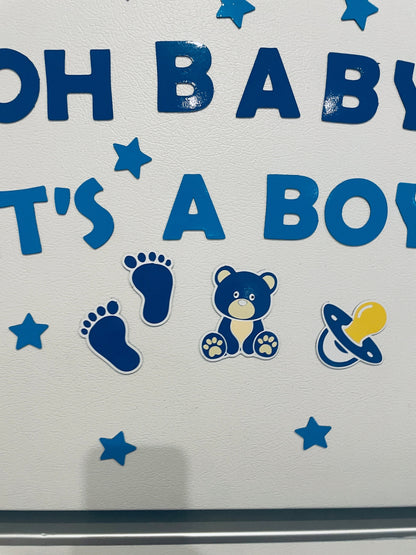 Baby Shower Cruise Magnets – Nautical Boy/Girl Celebration Set