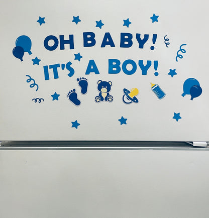 Baby Shower Cruise Magnets – Nautical Boy/Girl Celebration Set