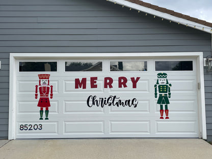 Nutcracker Christmas Garage Door Magnets — Festive Holiday Decor Sets