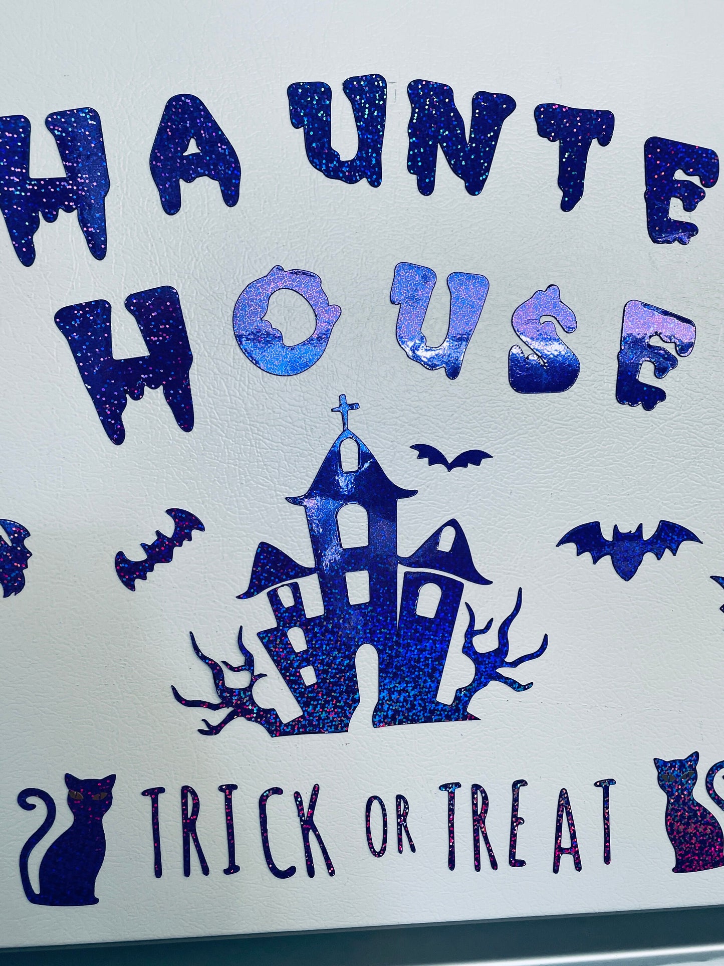 Haunted House Cruise Ship Magnets, Trick or Treat, Flying bats