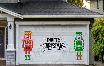 Nutcracker Christmas Garage Door Magnets — Festive Holiday Decor Sets