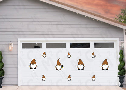 Fall Gnomes Christmas decorations for Garage Door: Holiday Home Decor
