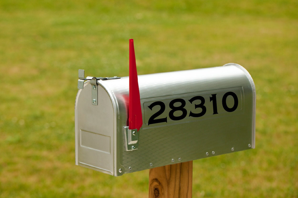 Mailbox 4 inches Magnetic Numbers: Personalized Home Address Sign