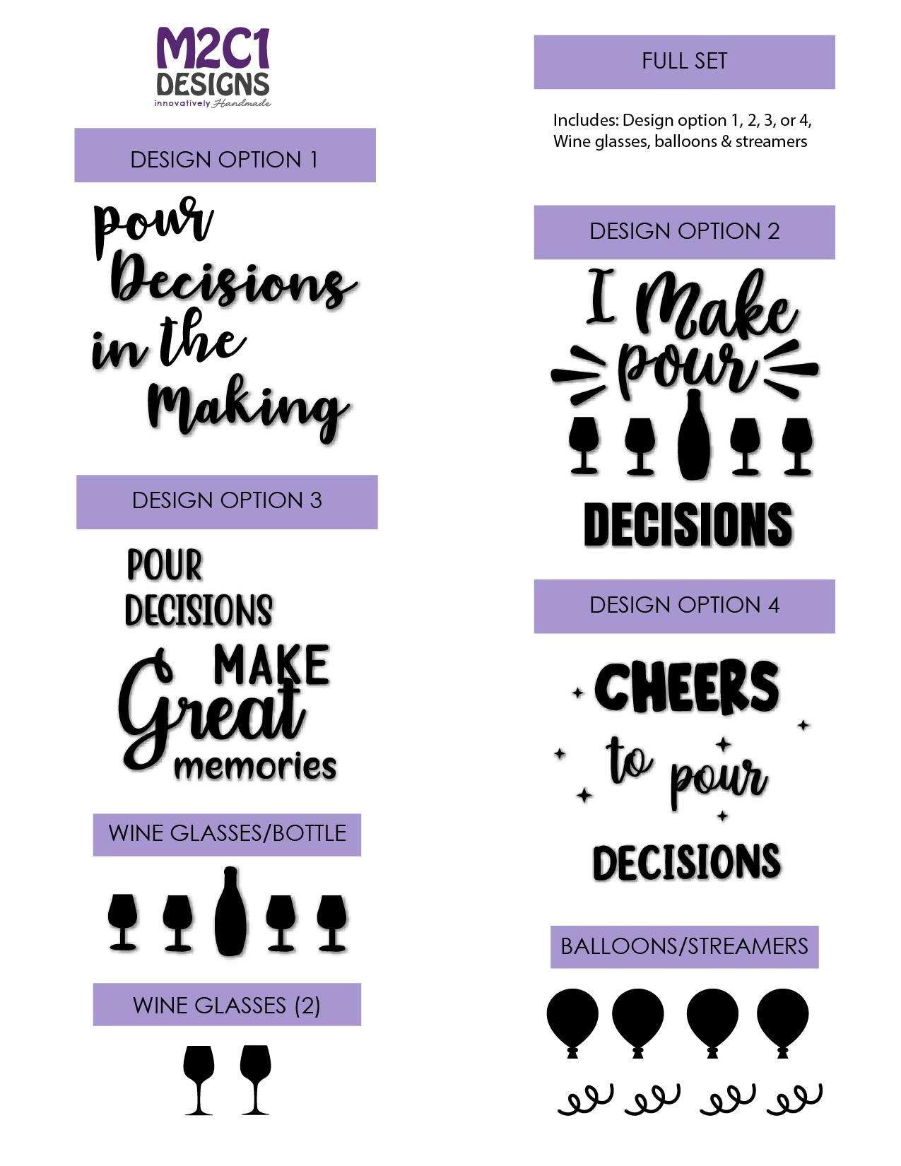 Pour Decisions in the Making | Birthday Cruise, Girls trip, Fridge Magnets