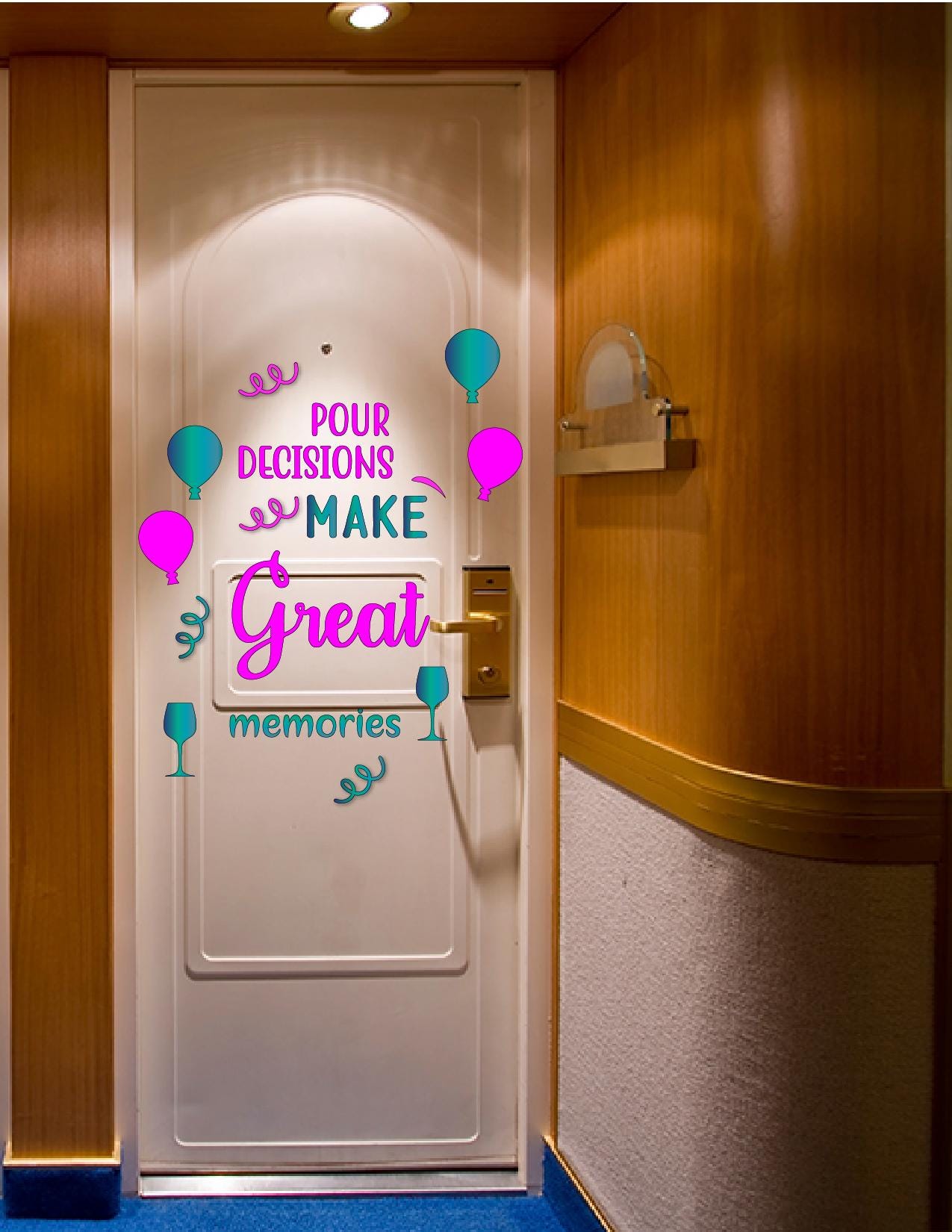 Pour Decisions in the Making | Birthday Cruise, Girls trip, Fridge Magnets